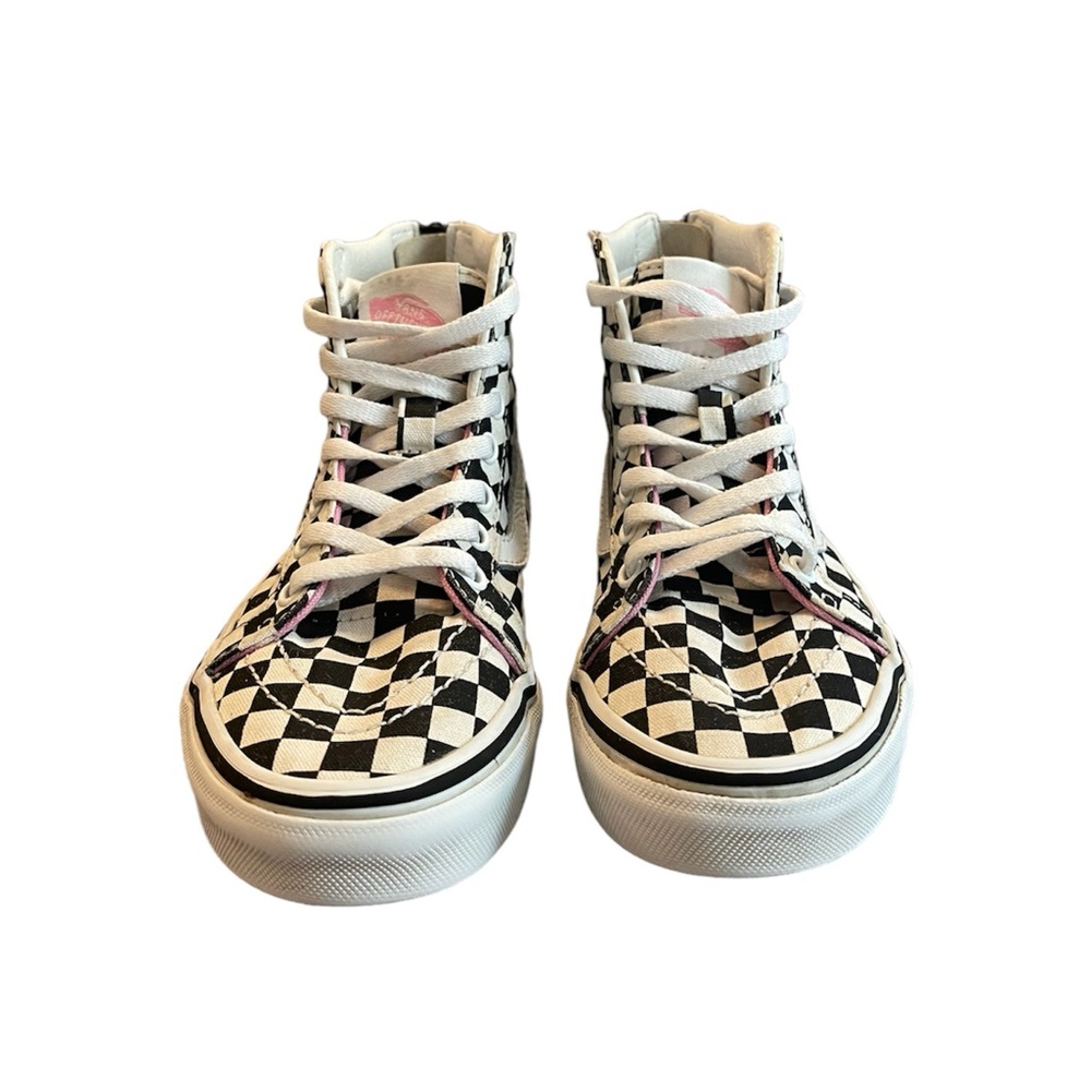 Vans SK8 HI Candy Hearts Black, Checkered, size 2 girls - Picture 9 of 10